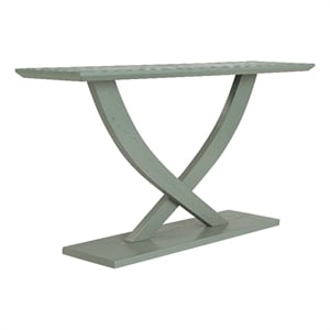 Boraam Wood Rasmus Console Table - Spanish Moss Green finish