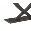 Boraam Rasmus Wood Console Table - Black Charcoal Finish