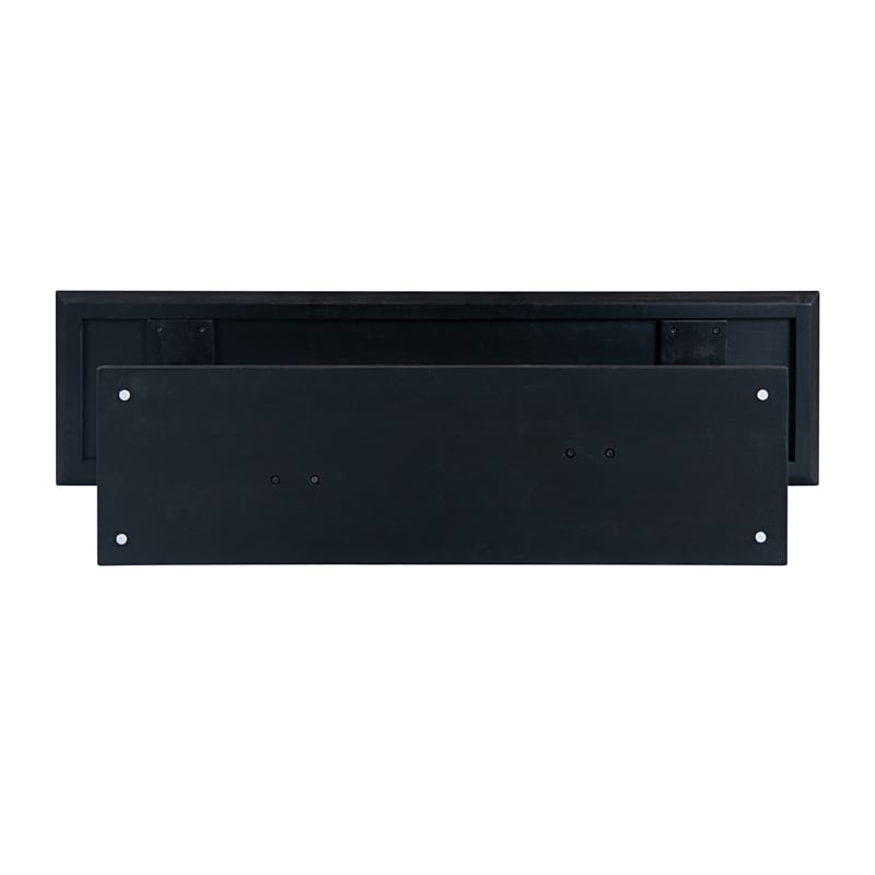 Boraam Rasmus Wood Console Table - Black Charcoal Finish