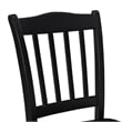 Boraam Shaker Rubberwood Dining Chairs in Black (Set of 2)