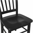 Boraam Shaker Rubberwood Dining Chairs in Black (Set of 2)