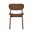 Boraam Wood Solvang Dining Chair in Brown Ale Finish  (Set of 2)