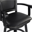 Boraam Broadmoor Extra Tall Swivel Stool - Black