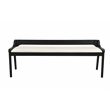 Boraam Rasmus Wood Dining Bench - Cream/Black