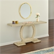 Boraam Zen Rectangular Pine Wood Console Table - Barnwood Sandblast