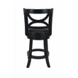 Boraam Florence Counter Height Swivel Counter Stool - Black Sandthru Finish