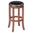 Boraam Cordova Bar Height Swivel Backless Bar Stool - Cherry