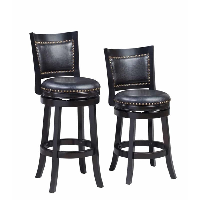 Boraam Bristol Swivel Counter Stool - Black