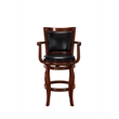 Boraam Jones Swivel Bar Stool - Black/Cherry
