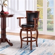 Boraam Jones Swivel Bar Stool - Black/Cherry