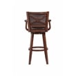 Boraam Broadmoor Extra Tall Swivel Bar Stool with Arms - Cappuccino