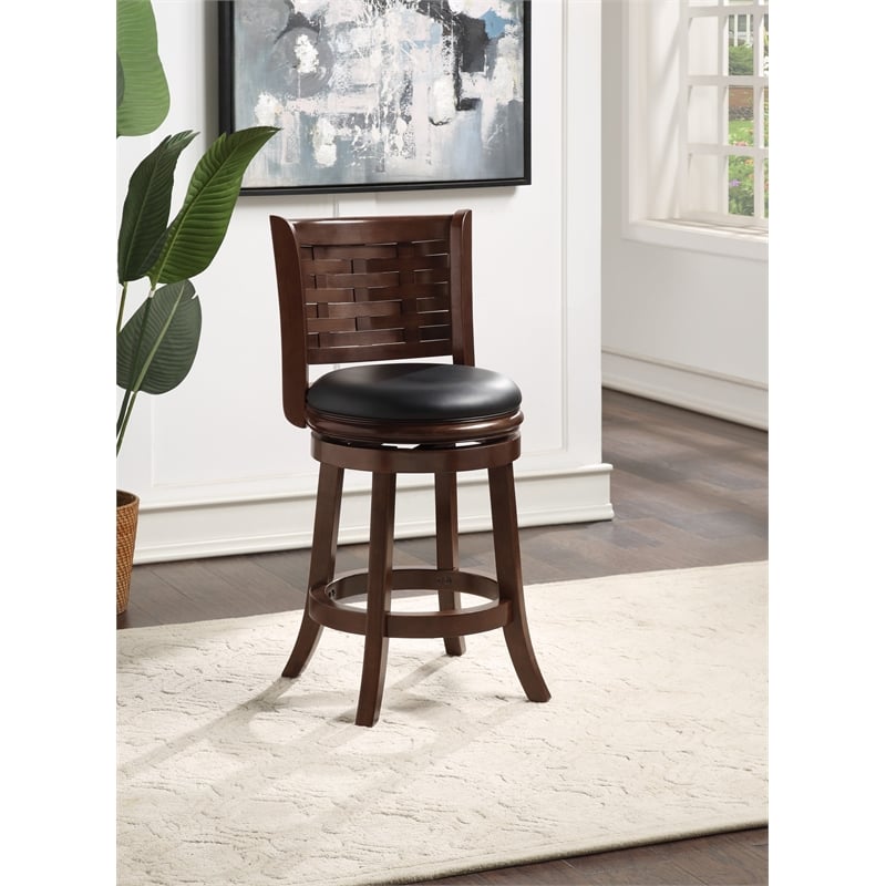 Boraam Sumatra Swivel Counter Stool - Cappuccino