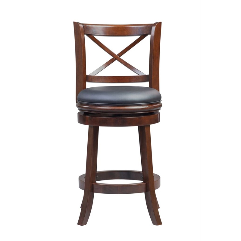 Boraam Georgia Swivel Counter Stool - Cappuccino