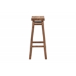 Boraam Sonoma Backless Saddle Bar Stool - Barnwood Wire-Brush