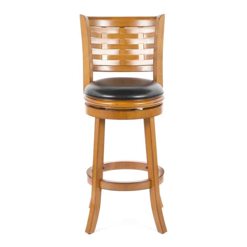 Boraam Sumatra Swivel Bar Stool - Distressed Brushed Oak