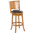 Boraam Sumatra Swivel Bar Stool - Distressed Brushed Oak