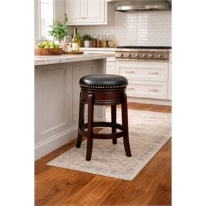 Boraam Hamilton Backless Swivel Counter Stool - Cappuccino