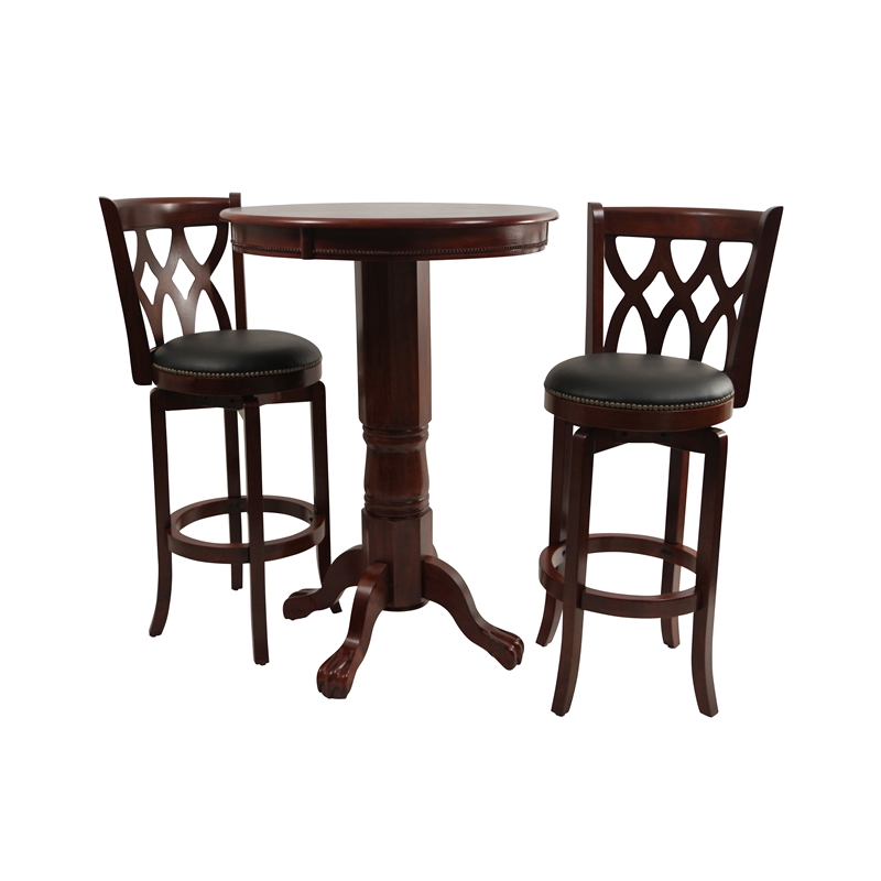 Boraam Cathedral Swivel Bar Stool - Cherry