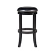 Boraam Cordova Swivel Bakckless Bar Stool - Black
