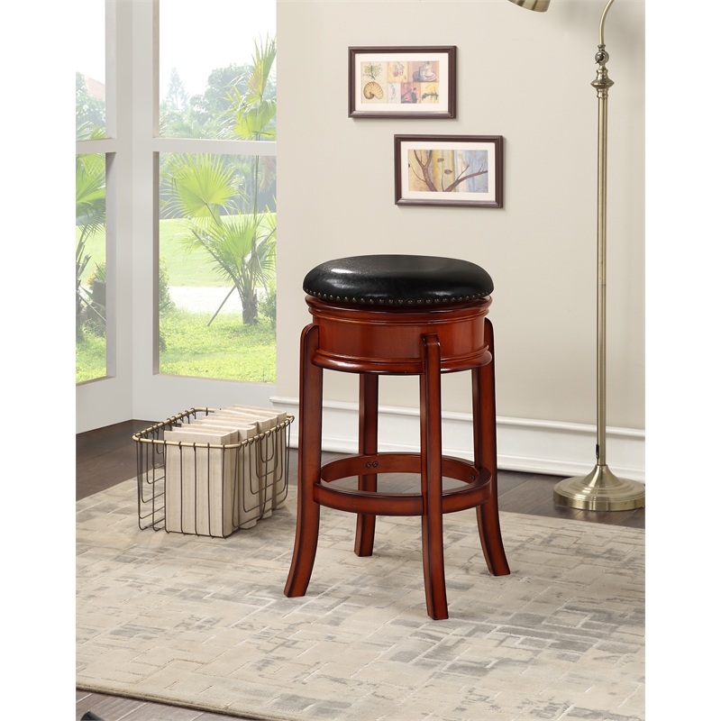 Boraam Hamilton Swivel Bar Stool - Brandy