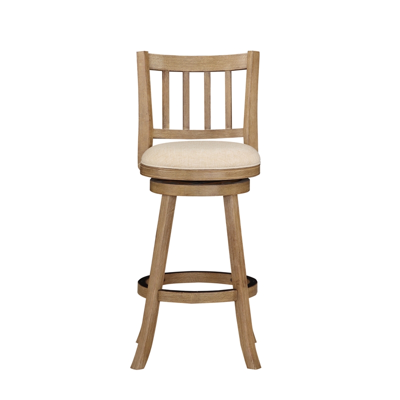 Boraam Sheldon Swivel Bar Stool - Ivory