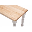 Boraam Windsor Farmhouse Dining Bench - White/Natural