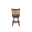 Boraam Melrose Swivel Counter Stool - Driftwood Wire-Brush & Ivory