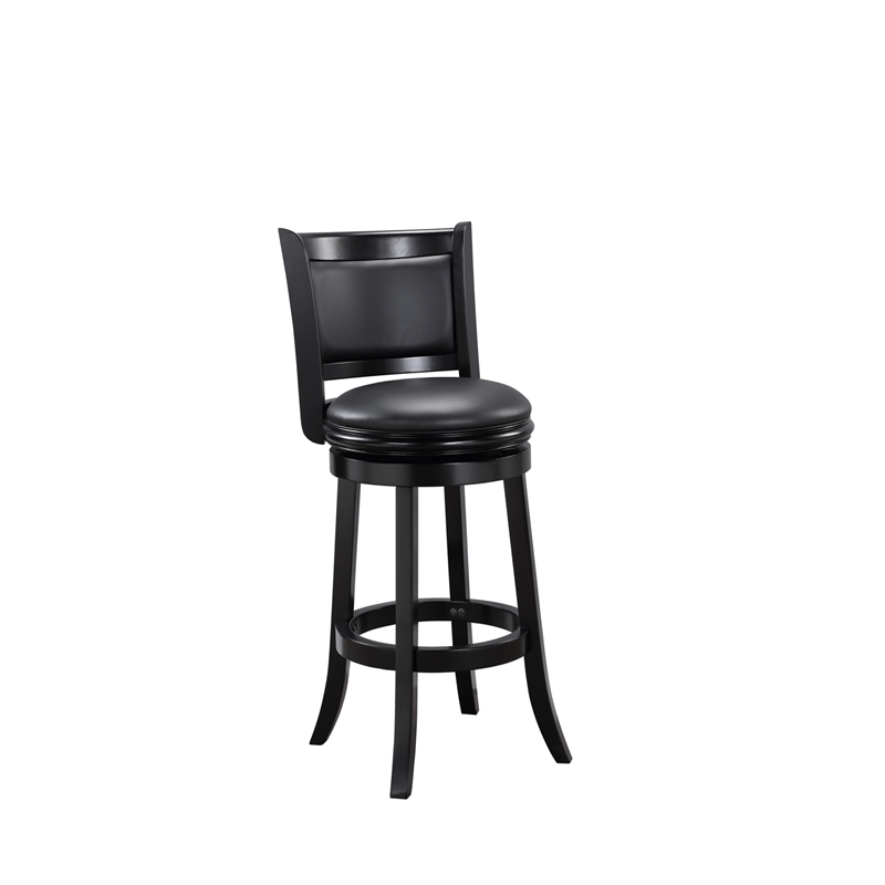 Boraam Augusta Swivel Bar Stool - Black