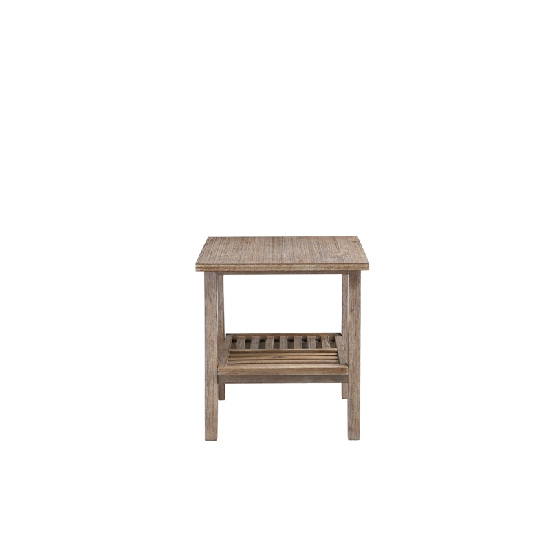 Boraam Sonoma End Table - Barnwood Wire-Brush