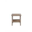 Boraam Sonoma End Table - Barnwood Wire-Brush