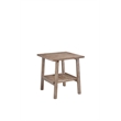 Boraam Sonoma End Table - Barnwood Wire-Brush