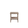 Boraam Sonoma End Table - Barnwood Wire-Brush
