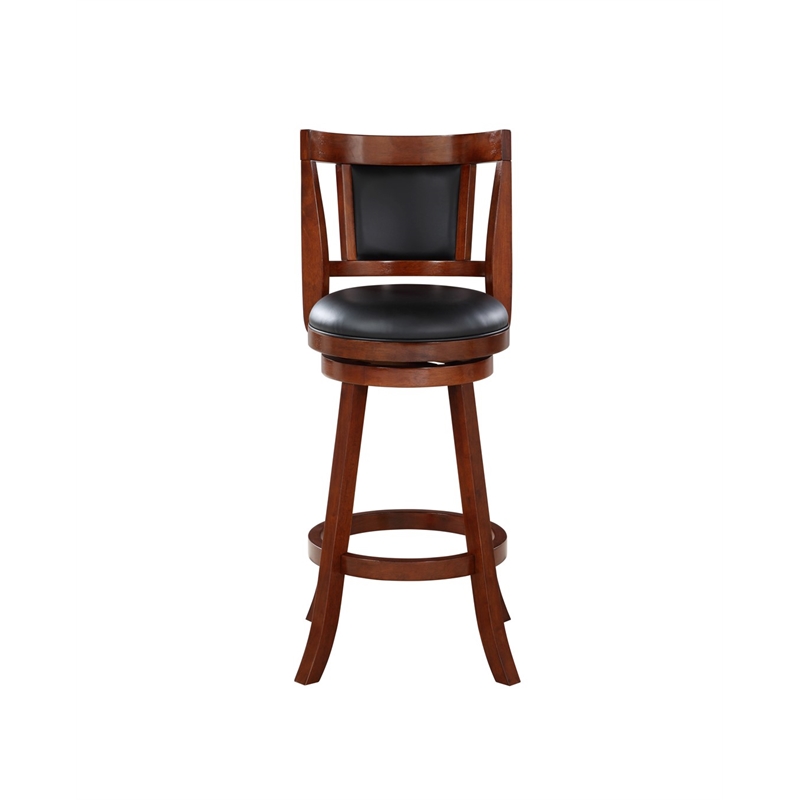 Boraam Avianna Swivel Bar Stool in Cherry
