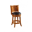 Boraam Sumatra Swivel Counter Stool - Distressed Brushed Oak