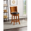 Boraam Sumatra Swivel Counter Stool - Distressed Brushed Oak