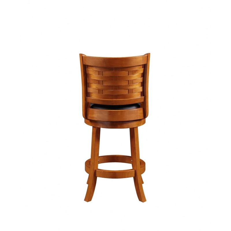 Boraam Sumatra Swivel Counter Stool - Distressed Brushed Oak