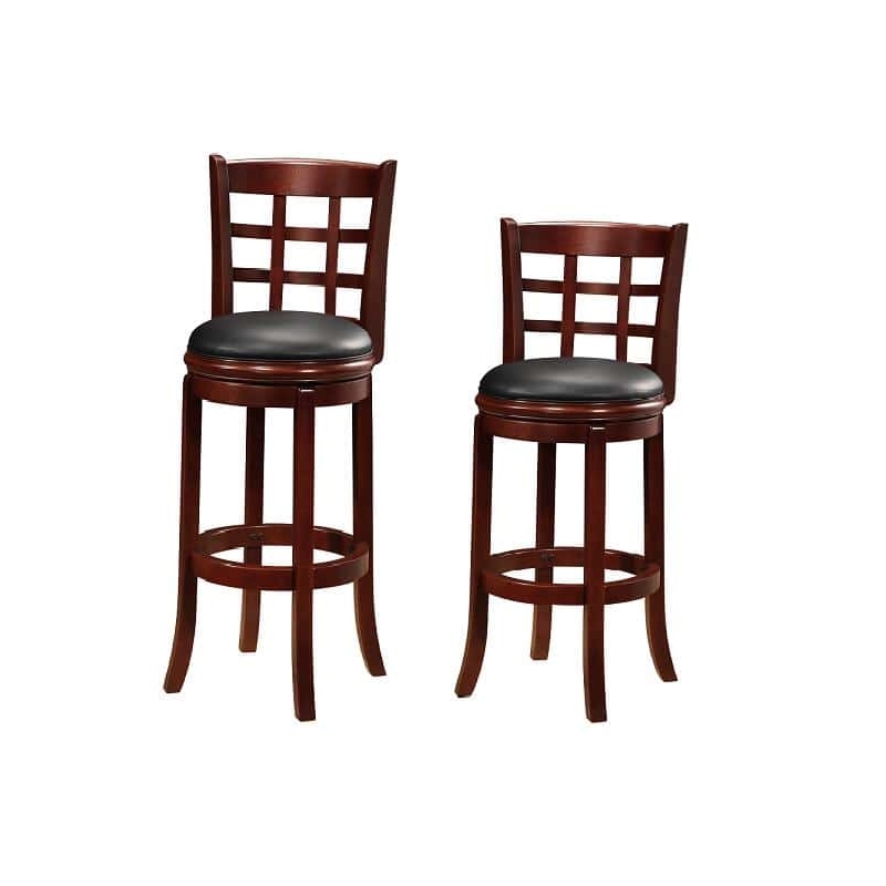 Boraam Kyoto Swivel Counter Stool - Cherry