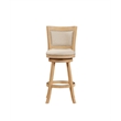 Boraam Melrose Swivel Bar Stool - Cream Wire-Brush