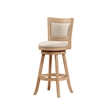 Boraam Melrose Swivel Bar Stool - Cream Wire-Brush