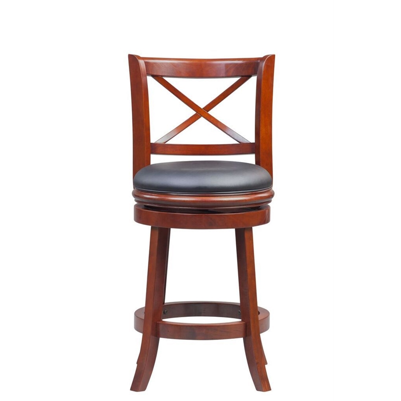 Boraam Georgia Swivel Counter Stool - Cherry