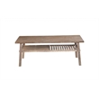 Boraam Wood Sonoma Coffee Table - Barnwood Wire-Brush/Brown Finish