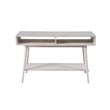 Boraam Wood Cambria Console Table - Zebrano Whitewash Finish