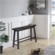 Boraam Sonoma Backless Bench - Black Charcoal