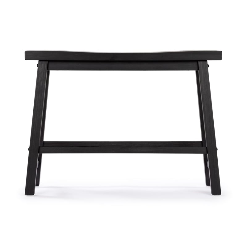 Boraam Sonoma Backless Bench - Black Charcoal