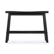 Boraam Sonoma Backless Bench - Black Charcoal