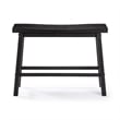 Boraam Sonoma Backless Bench - Black Charcoal