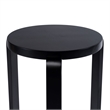 Boraam Mateo Round Backless Stacking Stools - Set of 2 - Black