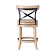 Boraam Myrtle Swivel Counter Stool - Blonde Oak