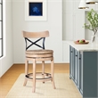 Boraam Myrtle Swivel Counter Stool - Blonde Oak