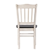 Boraam Shaker Dining Chairs - Set of 2 - European Black Ash/Antique White